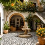 Whimsical mosaic tile